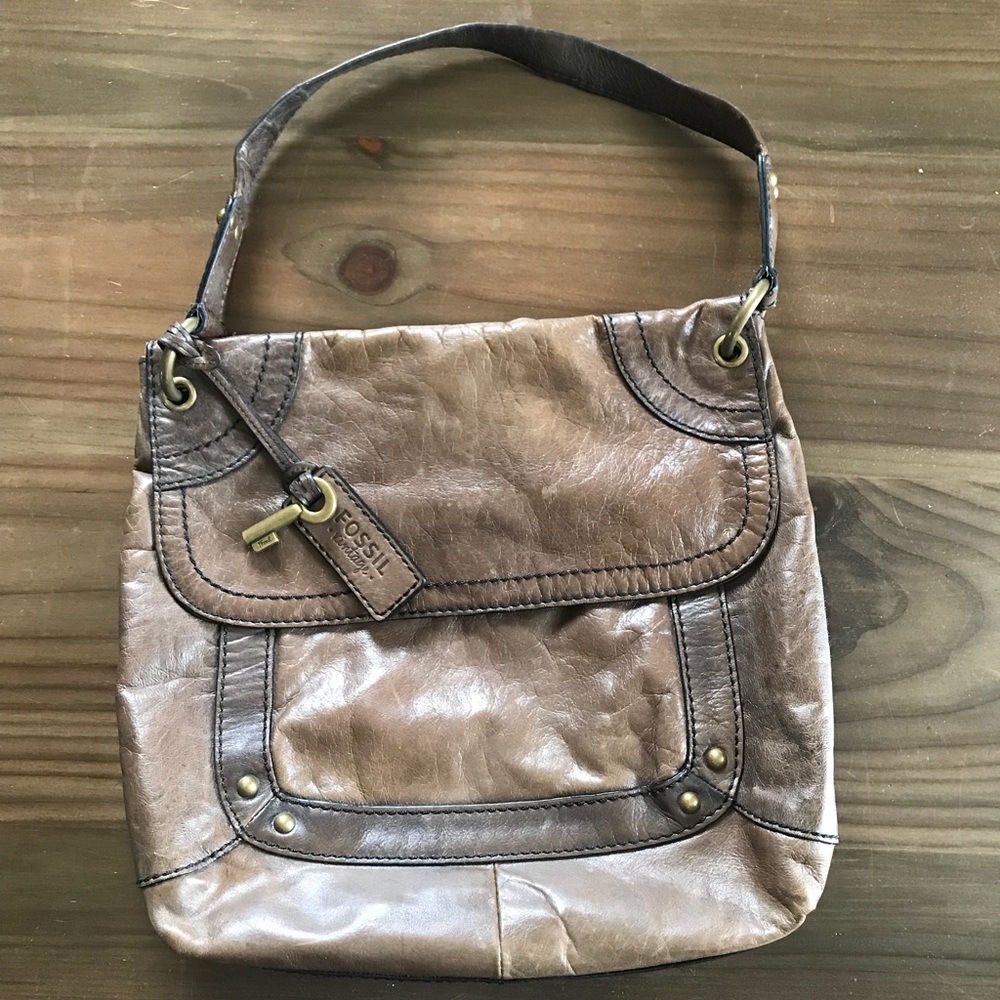 Brown Leather Fossil purse